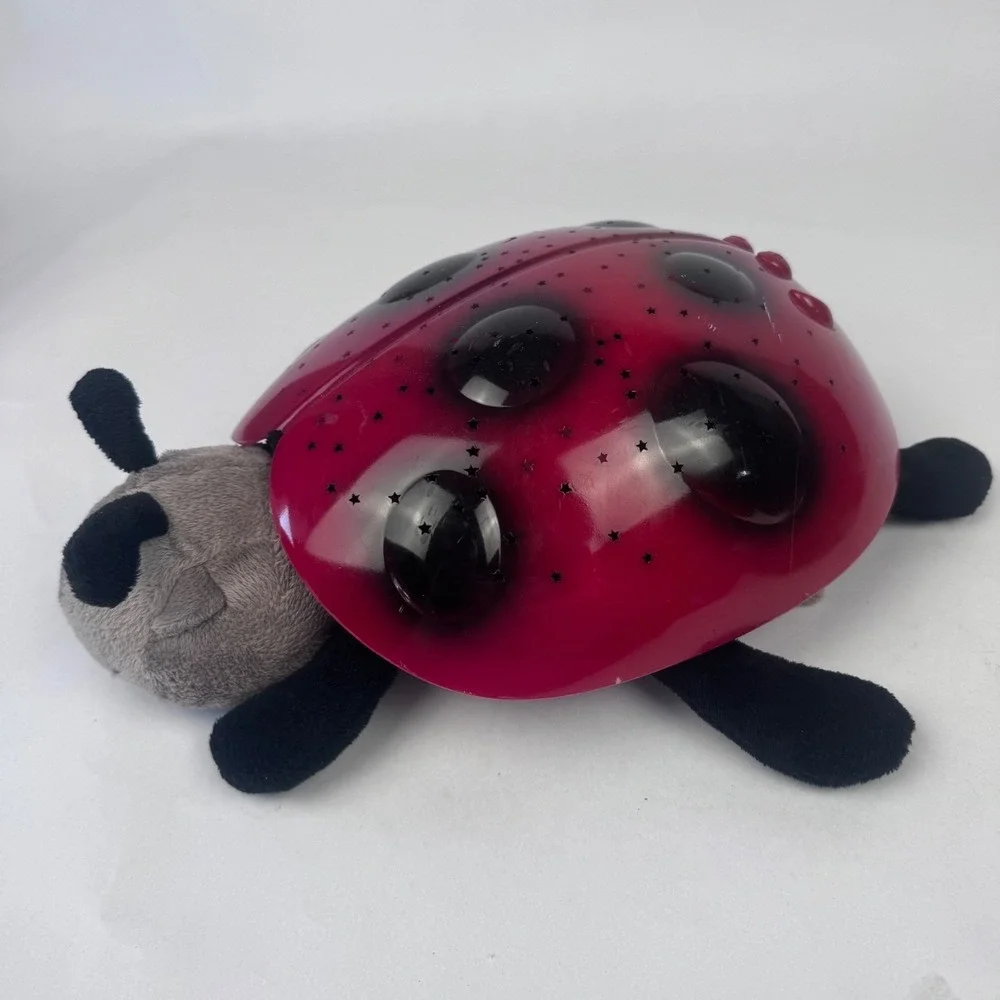 Cloud B Ladybug Twilight Projector Nightlight Plush WORKS TESTED Hard Shell